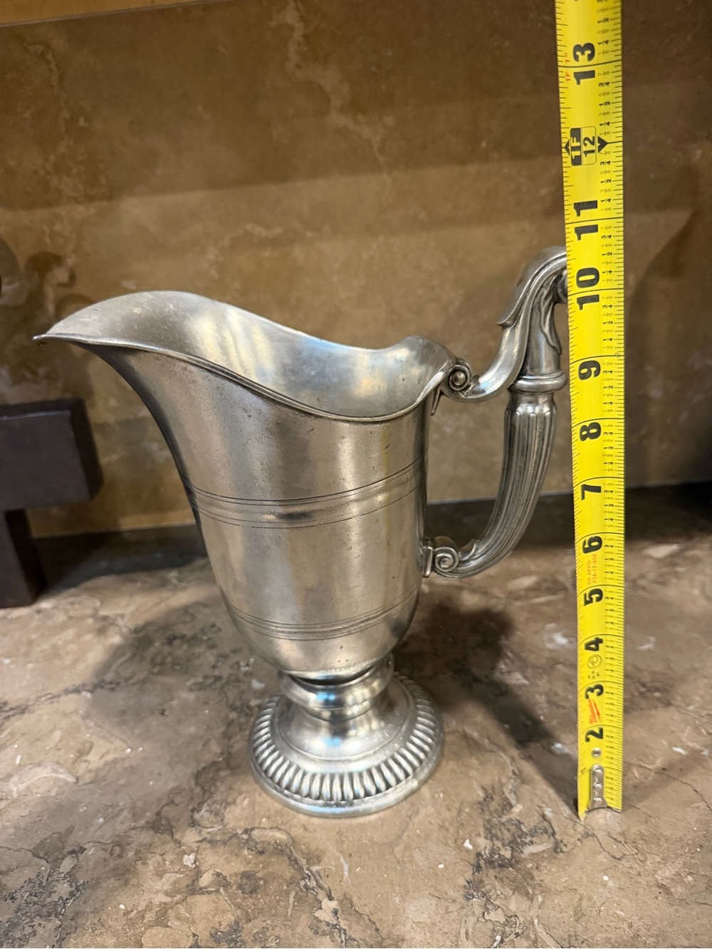 Arte Italica Peltro Romana Pitcher - Picture 4 of 12